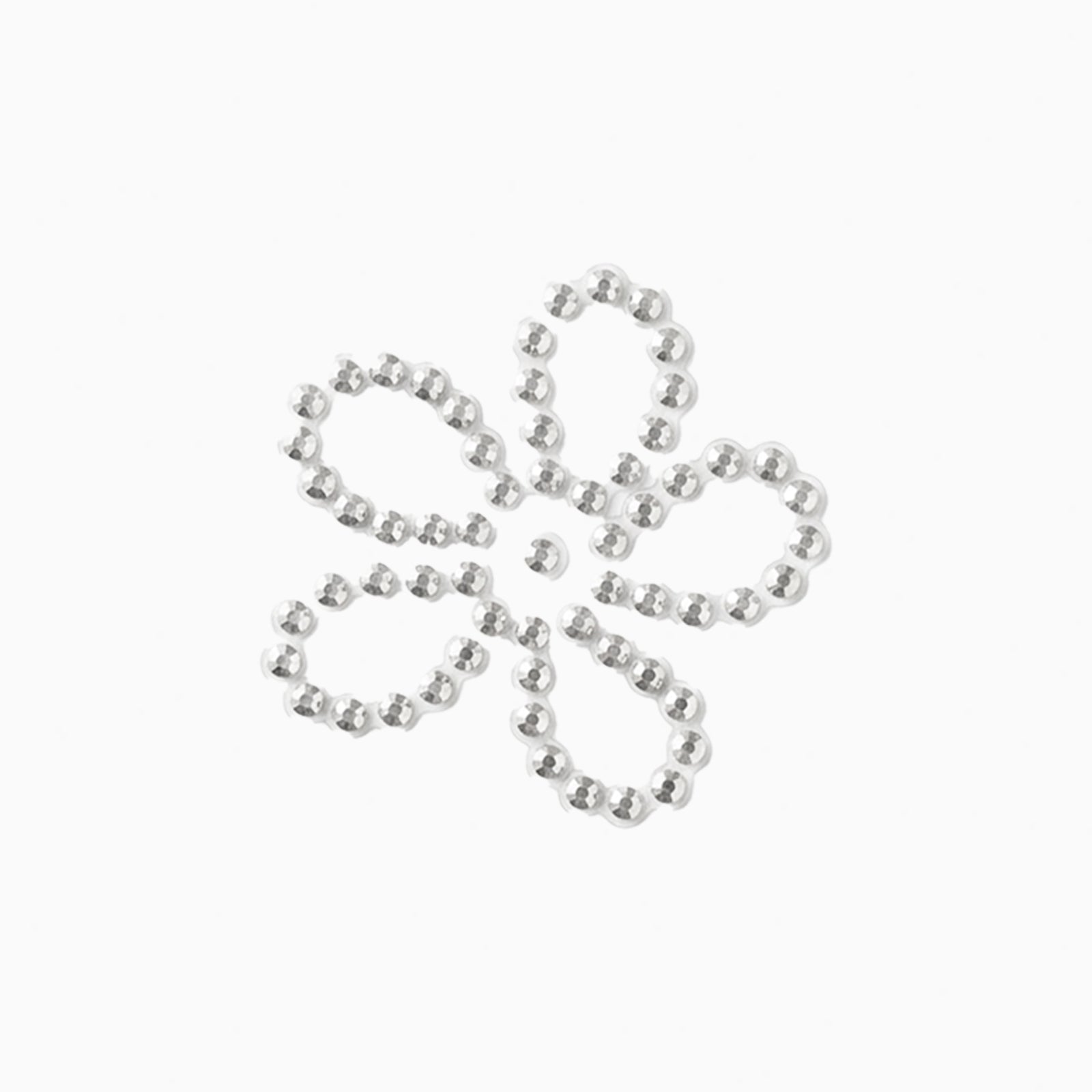 Silver Daisy Rhinestone