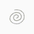 Silver Spiral Rhinestone
