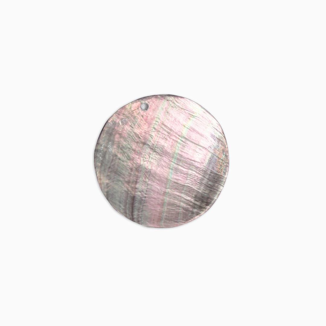 Brown Mother of Pearl Large Circle Button
