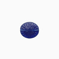 Blue Star Oval Bead