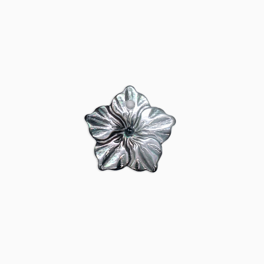 Brown Mother of Pearl Flower Button