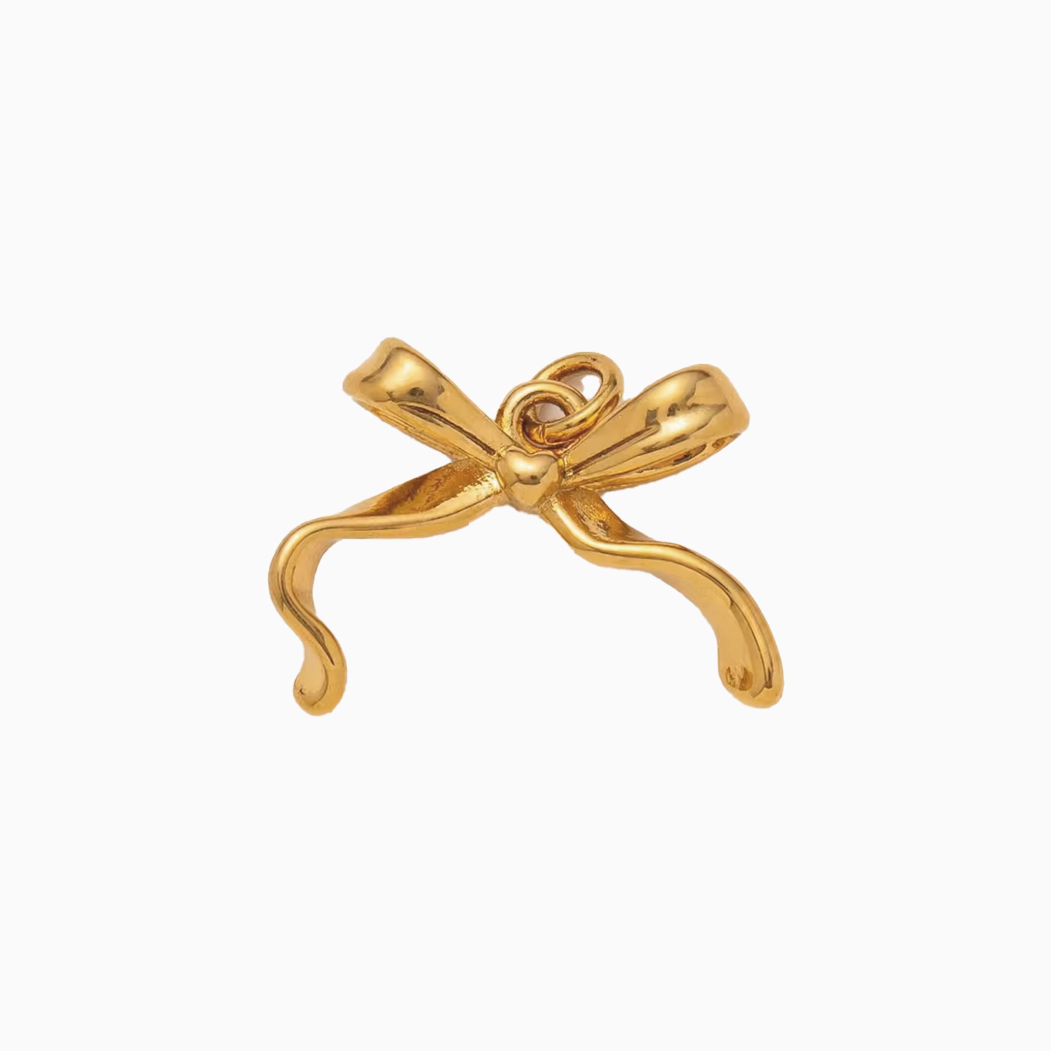 Gold Bow Charm