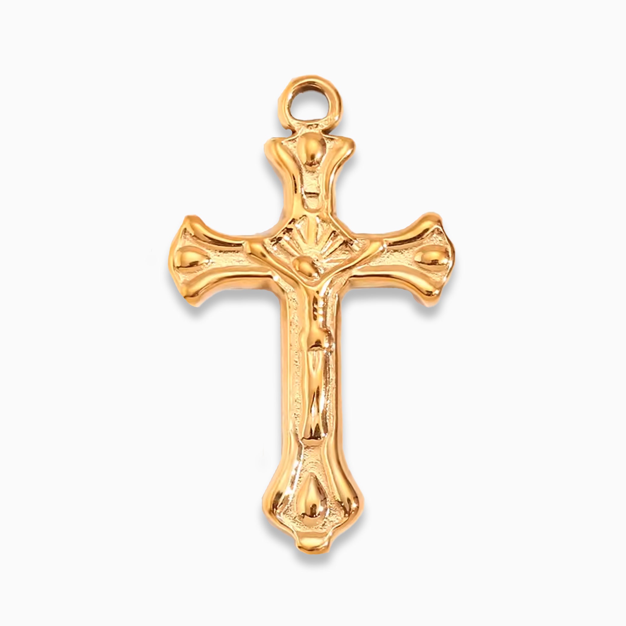 Gold Cross Charm