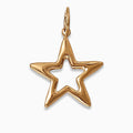 Gold Minimal Star Charm