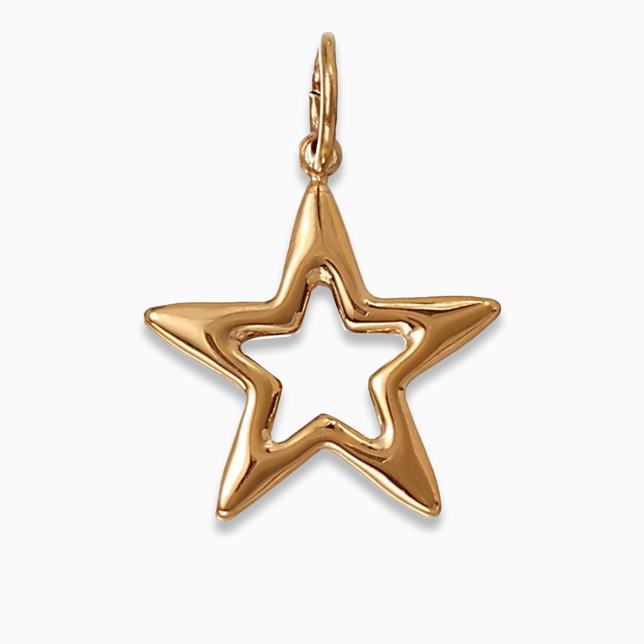 Gold Minimal Star Charm
