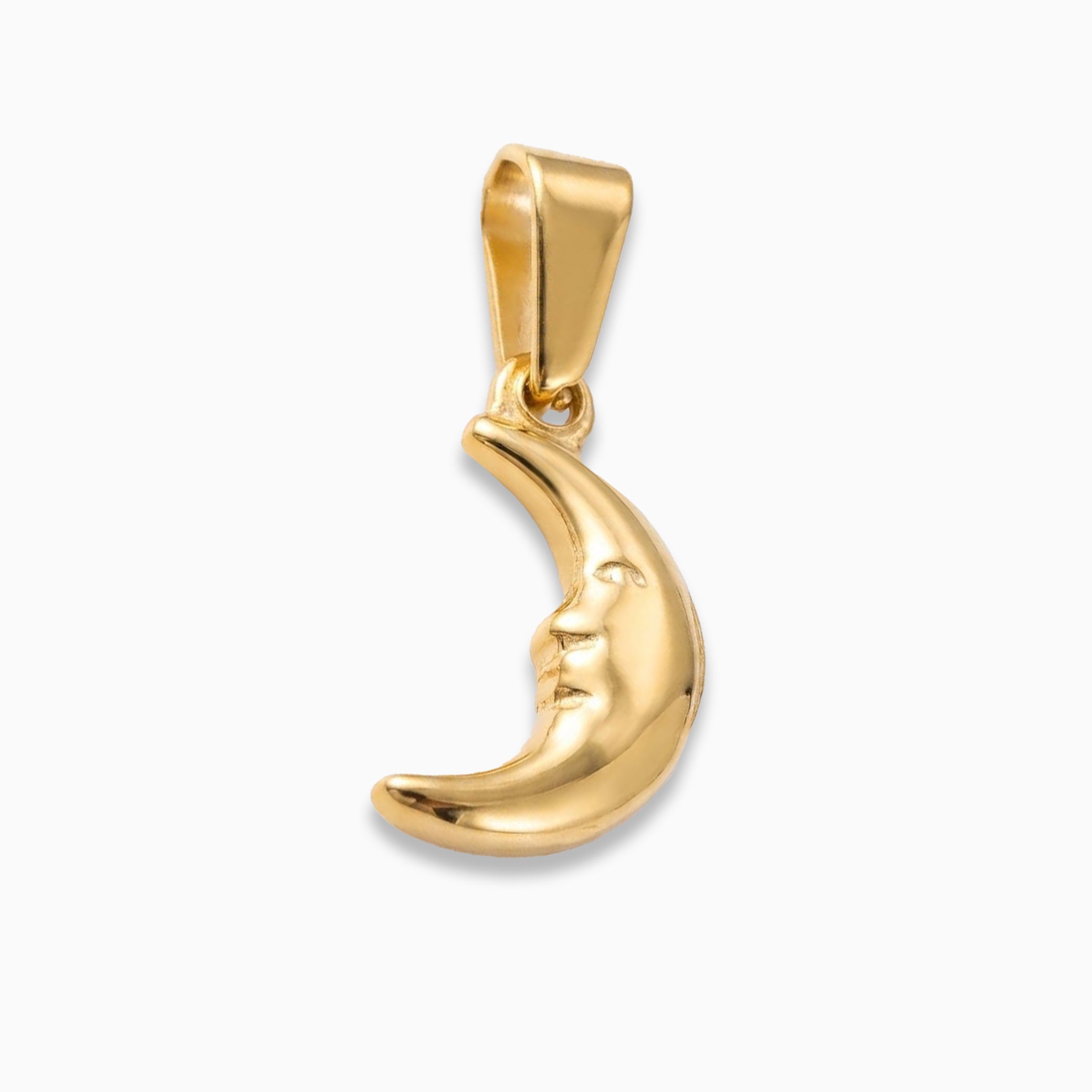 Gold Moon Charm