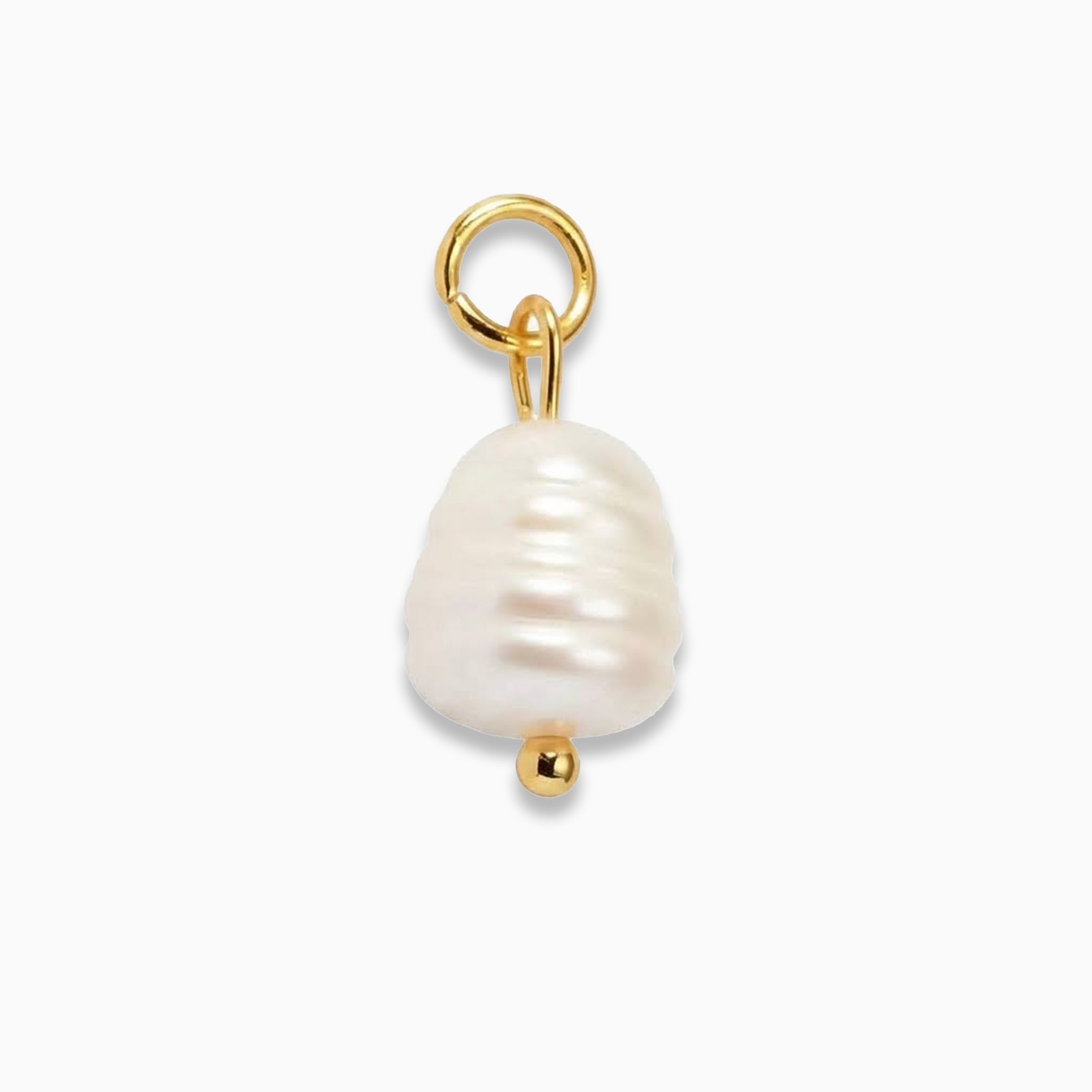 Gold Pearl Charm