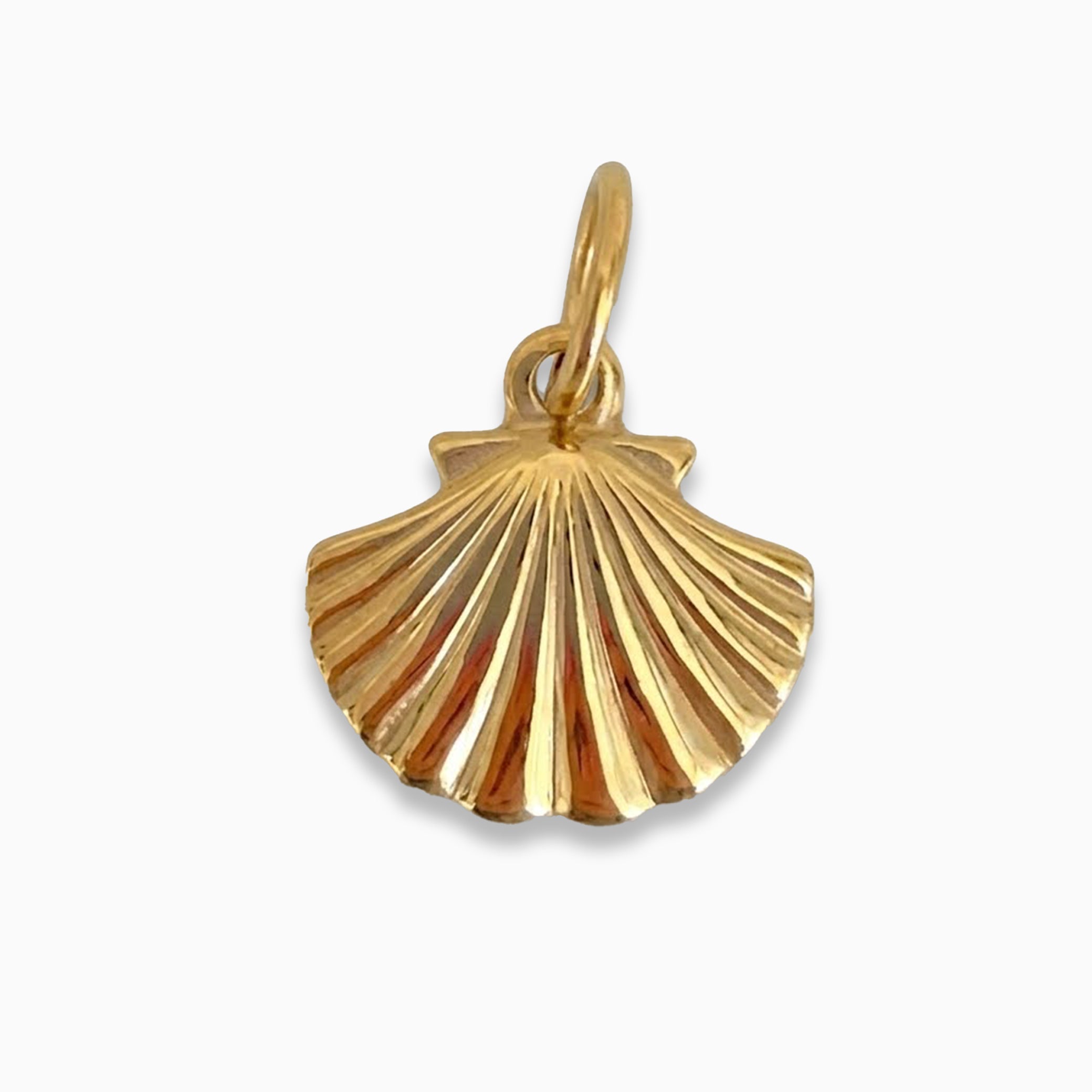 Gold Shell Charm
