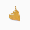 Gold Minimal Heart Charm