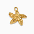 Gold Starfish Charm