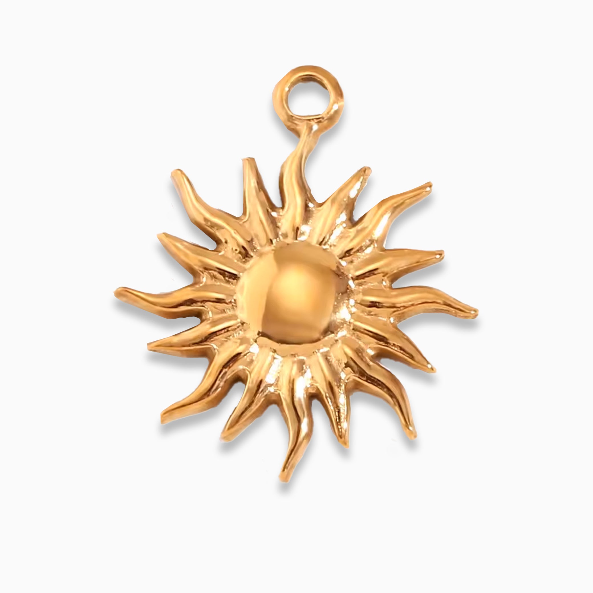 Gold Sunray Charm