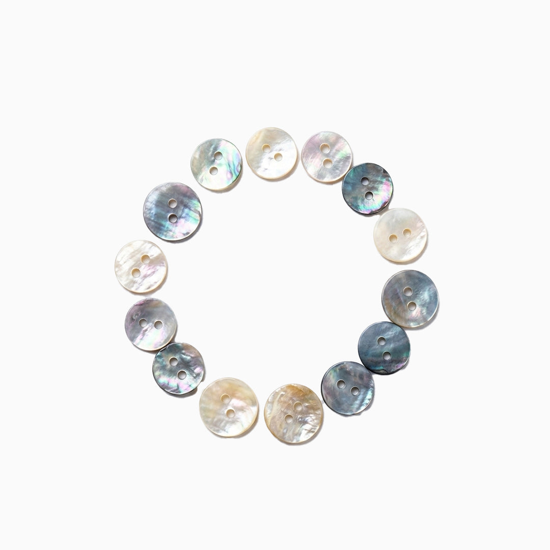 White Mother of Pearl Small Buttons