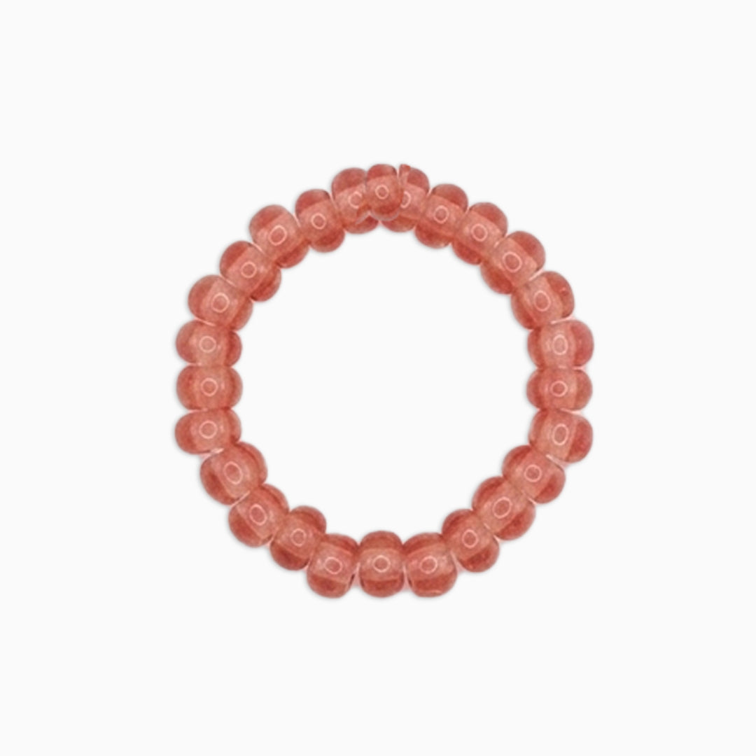 Pink Mini Glass Beads
