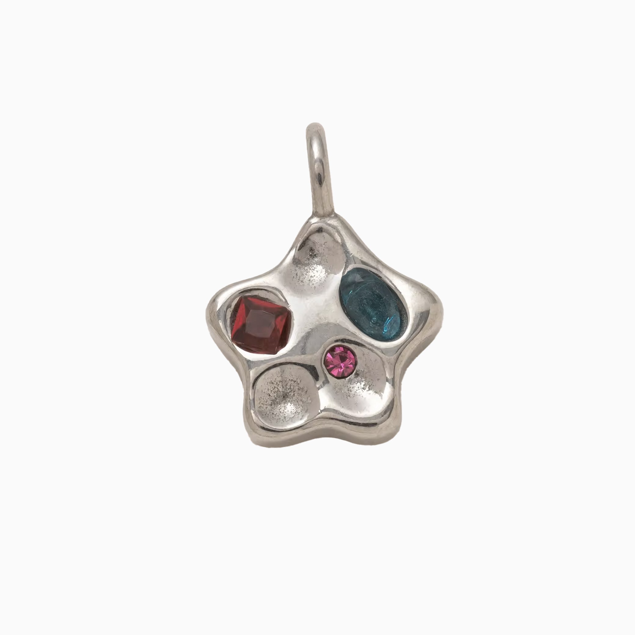 Silver Chunky Nova Charm