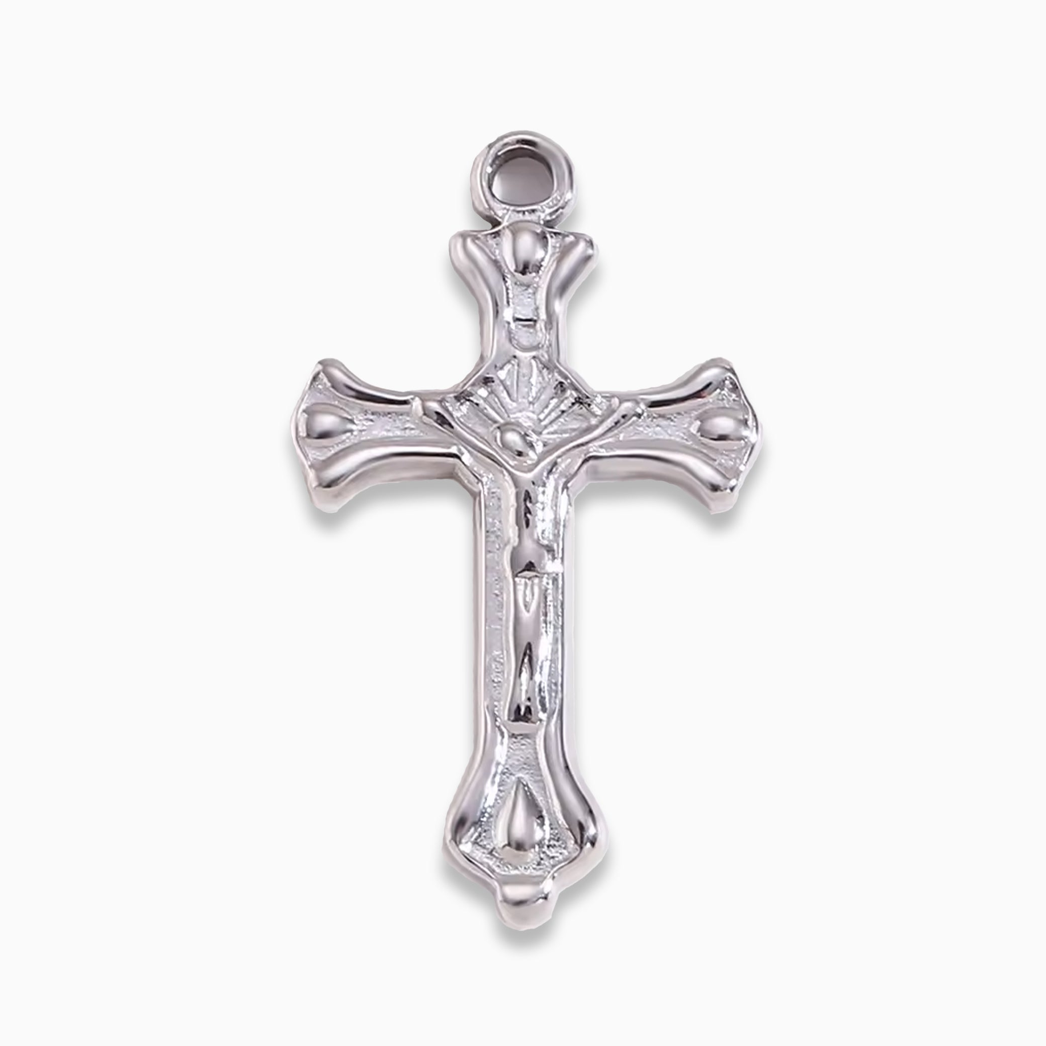 Silver Cross Charm