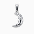 Silver Moon Charm