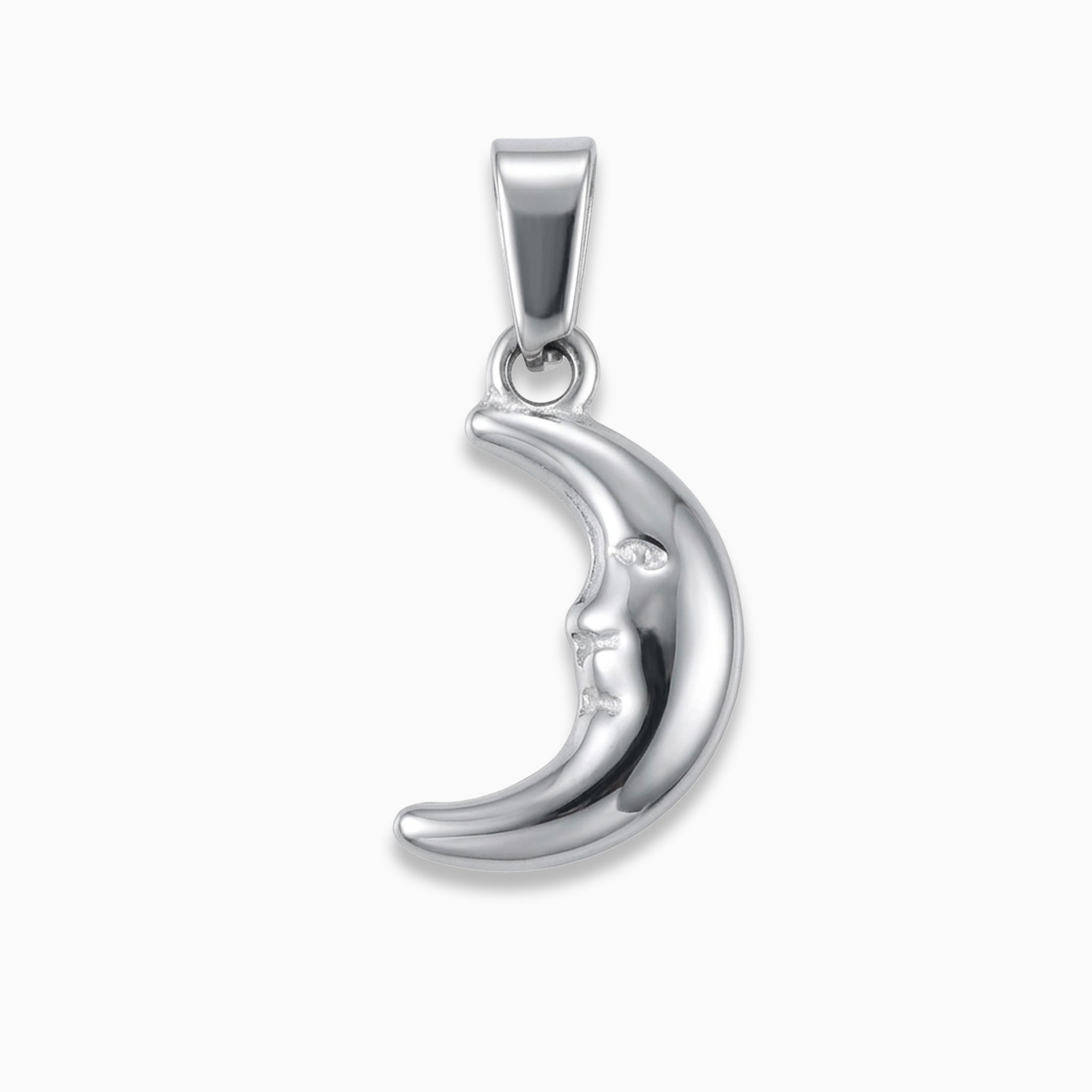 Silver Moon Charm