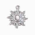 Silver Sunray Charm