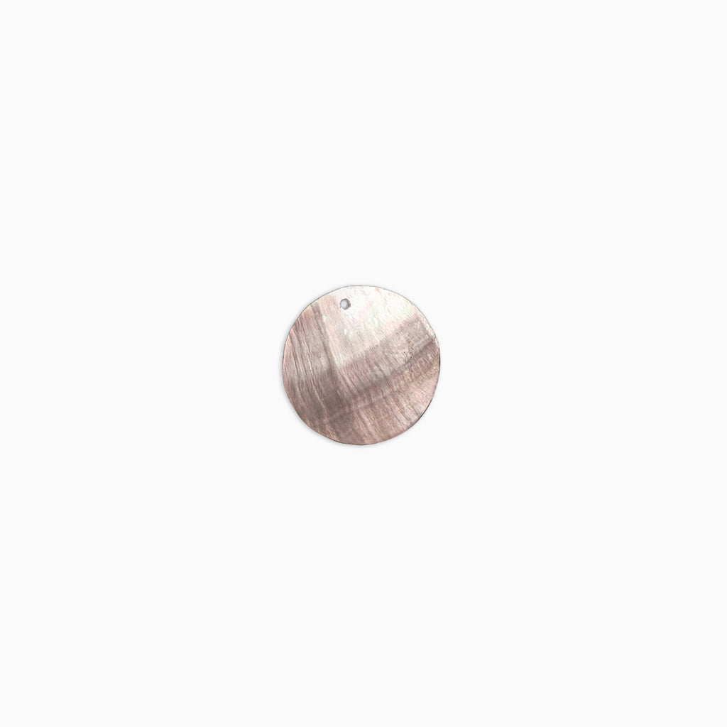 Brown Mother of Pearl Small Circle Button