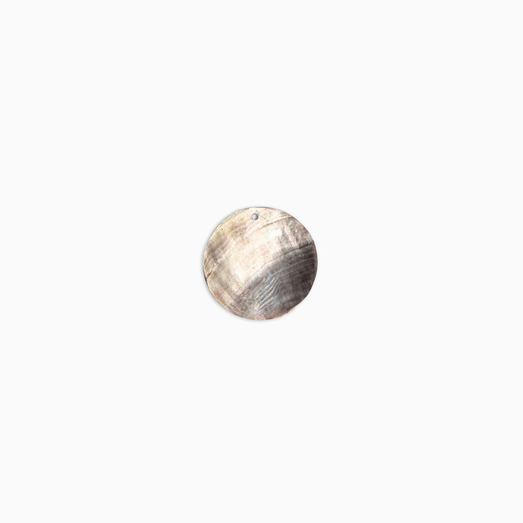 Brown Mother of Pearl Small Circle Button